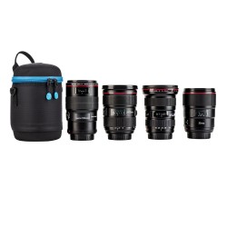 Tenba Funda para Objetivo Tools Lens Capsule 15x11 | Protección rígida acolchada para objetivos grandes