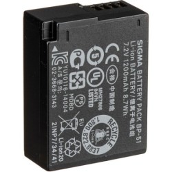 Sigma Batería BP-51 | Batería recargable para cámaras Sigma