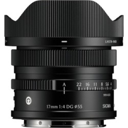 Sigma 17mm F4 DG Contemporary | Gran angular compacto L-Mount en color negro