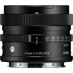 Sigma 17mm F4 DG Contemporary | Gran angular compacto L-Mount en color negro