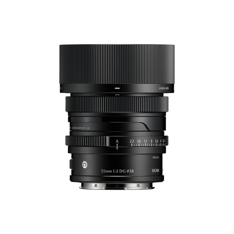 Sigma 35mm F2 DG Contemporary L-Mount Negro | Objetivo estándar luminoso