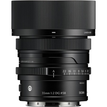 Sigma 35mm F2 DG Contemporary L-Mount Negro | Objetivo estándar luminoso