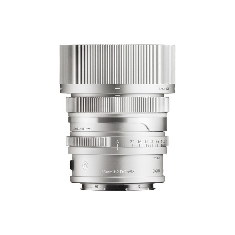 Sigma 35mm F2 DG Contemporary L-Mount Plata | Estándar luminoso compacto