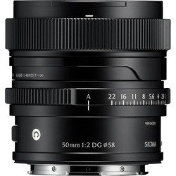 Sigma 50mm F2 DG Contemporary L-Mount Negro | Estándar luminoso compacto