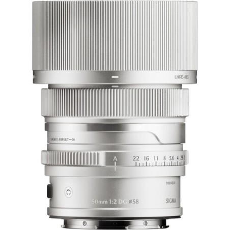 Sigma 50mm F2 DG Contemporary L-Mount Plata | Estándar luminoso compacto