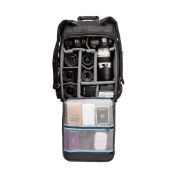 Tenba Mochila Roadie Pro 20 Negra | Mochila fotográfica profesional de alta capacidad