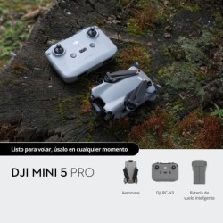 DJI Mini 5 Pro (RC-N3) | Dron 4K HDR con control preciso y diseño compacto