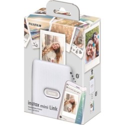 Fujifilm Impresora Instax Mini Link Ash White | Impresión instantánea desde tu móvil