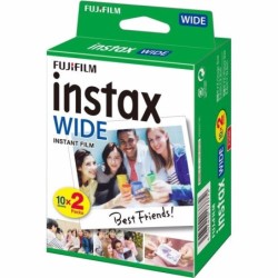 Fujifilm Pack Película Instax Wide 10x2 (20 Fotos) | Doble diversión en formato grande