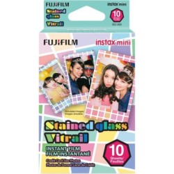 Fujifilm Película Instax Mini Stained Glass (10 Fotos) | Marcos coloridos y divertidos