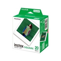 Fujifilm Pack Película Instax Square Glossy 10x2 (20 Fotos) | Formato cuadrado clásico
