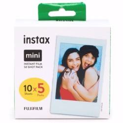 Fujifilm Película Instax Mini 5x10 (50 Fotos) | Pack ahorro para fotógrafos creativos