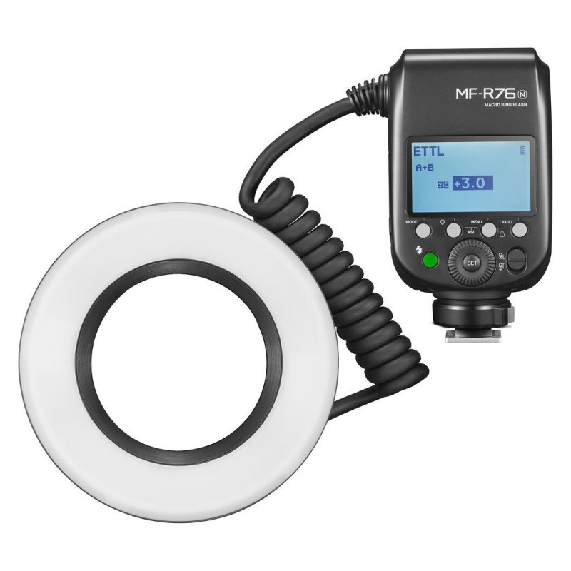 Godox MF-R76N | Compra en Equipa Tu Cámara | Ring flash macro Nikon
