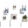 Fujifilm Cámara Instantánea Instax Square SQ1 Chalk White | Instantánea moderna con formato cuadrado