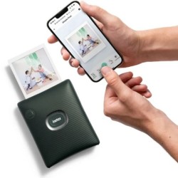 Fujifilm Impresora Instax Square Link Midnight Green | Impresión creativa en formato cuadrado