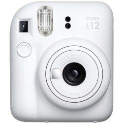 Fujifilm Cámara Instantánea Instax Mini 12 Clay White | Diversión instantánea con diseño moderno