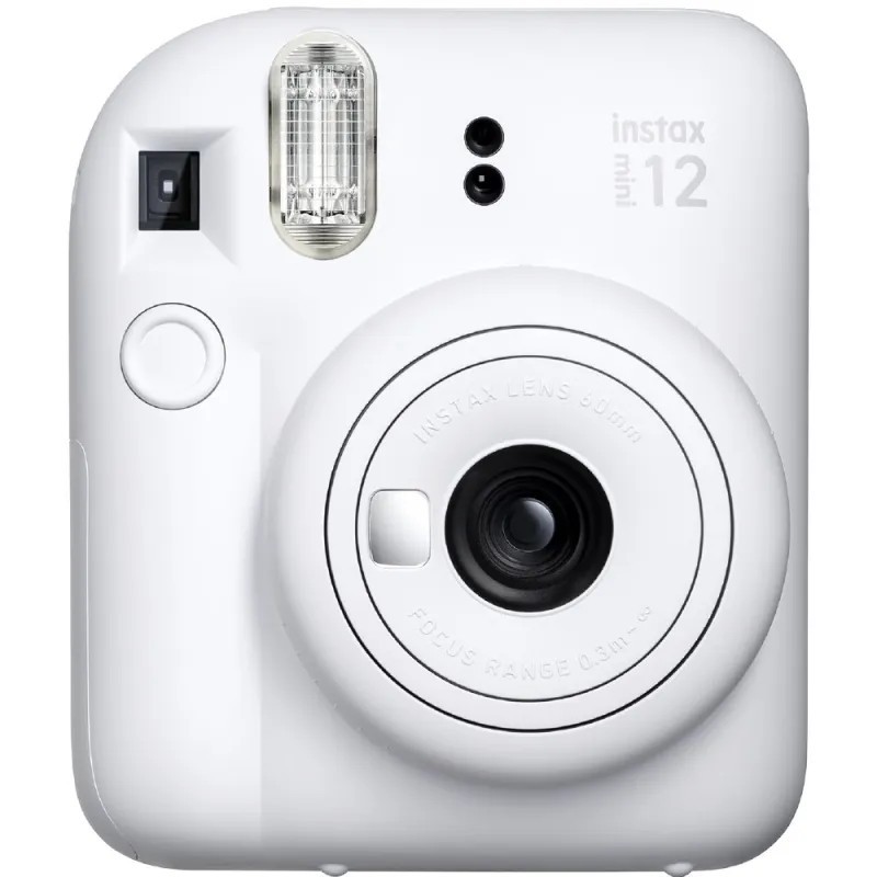 Fujifilm Cámara Instantánea Instax Mini 12 Clay White | Diversión instantánea con diseño moderno