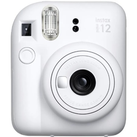 Fujifilm Cámara Instantánea Instax Mini 12 Clay White | Diversión instantánea con diseño moderno