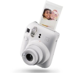 Fujifilm Cámara Instantánea Instax Mini 12 Clay White | Diversión instantánea con diseño moderno