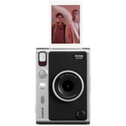 Fujifilm Cámara Instantánea Instax Mini Evo Black | Cámara híbrida digital-instantánea con estilo clásico