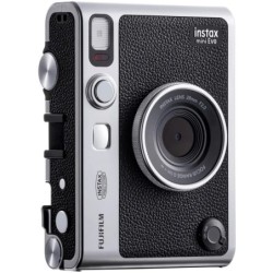 Fujifilm Cámara Instantánea Instax Mini Evo Black | Cámara híbrida digital-instantánea con estilo clásico
