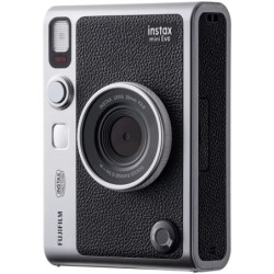 Fujifilm Cámara Instantánea Instax Mini Evo Black | Cámara híbrida digital-instantánea con estilo clásico