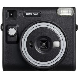 Fujifilm Cámara Instantánea Instax Square SQ40 Black | Fotos cuadradas instantáneas con diseño premium
