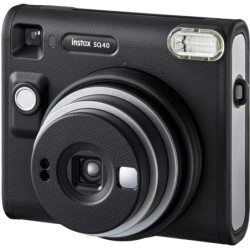 Fujifilm Cámara Instantánea Instax Square SQ40 Black | Fotos cuadradas instantáneas con diseño premium