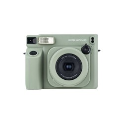 Fujifilm Cámara Instantánea Instax Wide 400 Green | Fotos instantáneas grandes con estilo clásico