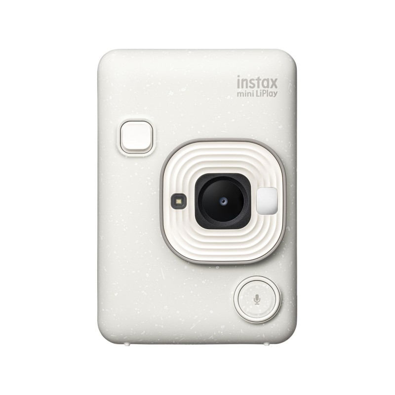 Fujifilm Cámara Instantánea Híbrida Instax Mini LiPlay Misty White | Digital e instantánea con estilo elegante