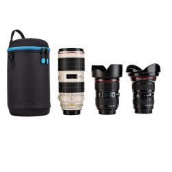 Tenba Funda para Objetivo Tools Lens Capsule 23x12 | Protección acolchada rígida para teleobjetivos profesionales