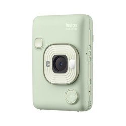 Fujifilm Cámara Instantánea Híbrida Instax Mini LiPlay Matcha Green | Cámara digital e instantánea con diseño moderno