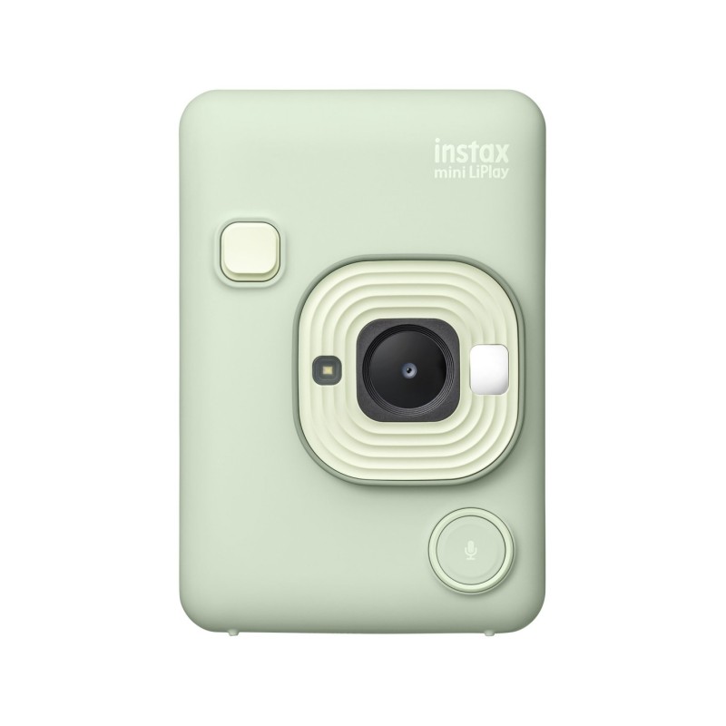 Fujifilm Cámara Instantánea Híbrida Instax Mini LiPlay Matcha Green | Cámara digital e instantánea con diseño moderno