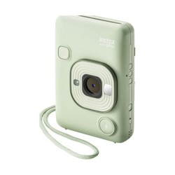 Fujifilm Cámara Instantánea Híbrida Instax Mini LiPlay Matcha Green | Cámara digital e instantánea con diseño moderno