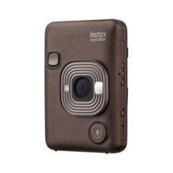 Fujifilm Cámara Instantánea Híbrida Instax Mini LiPlay Deep Bronze | Cámara híbrida elegante y funcional