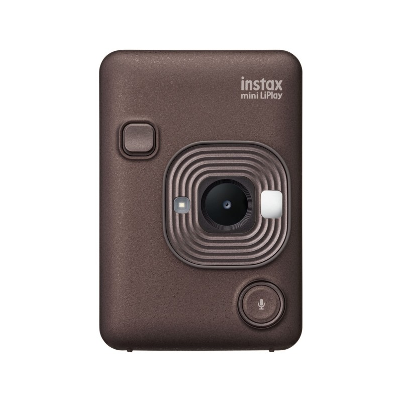 Fujifilm Cámara Instantánea Híbrida Instax Mini LiPlay Deep Bronze | Cámara híbrida elegante y funcional