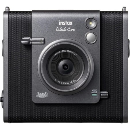 Fujifilm Cámara Instantánea Híbrida Instax Wide Evo Black | Fotografía instantánea de gran formato y alta calidad