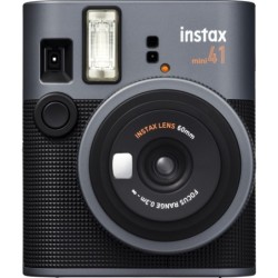Fujifilm Cámara Instantánea Instax Mini 41 Black | Fotografía instantánea con diseño retro y funcionalidad moderna