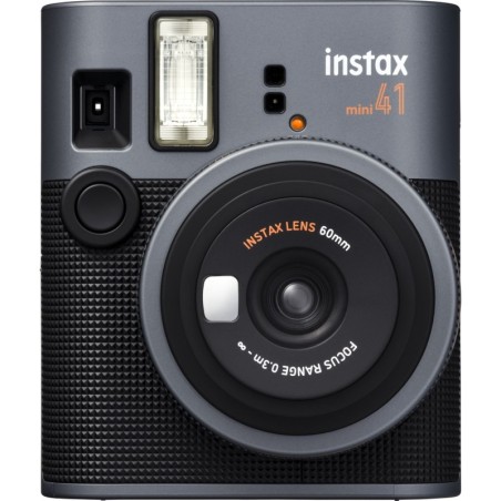 Fujifilm Cámara Instantánea Instax Mini 41 Black | Fotografía instantánea con diseño retro y funcionalidad moderna