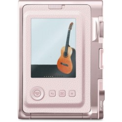 Fujifilm Cámara Instantánea Instax Mini Evo Gentle Pink | Cámara híbrida elegante y creativa