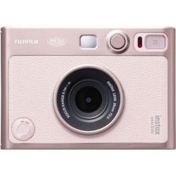 Fujifilm Cámara Instantánea Instax Mini Evo Gentle Pink | Cámara híbrida elegante y creativa