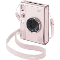 Fujifilm Cámara Instantánea Instax Mini Evo Gentle Pink | Cámara híbrida elegante y creativa