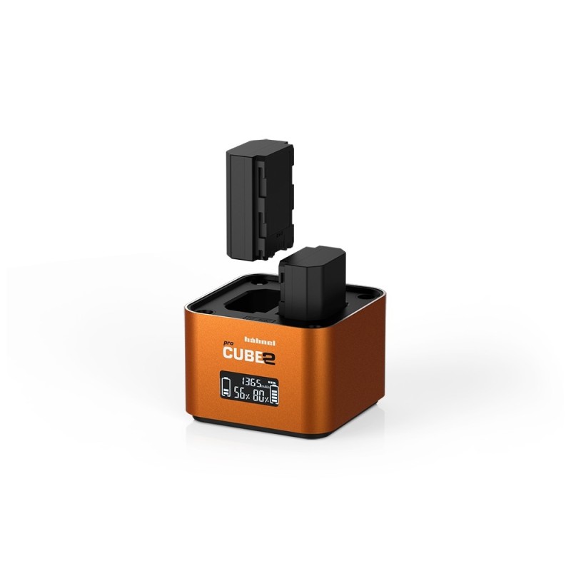 Hahnel Cargador ProCube2 Dual Sony NP-BX1 / NP-FW50 / NP-FZ100 | Cargador rápido y doble para baterías Sony