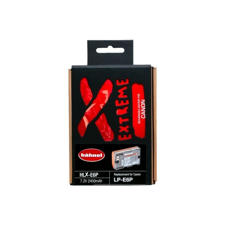 Hahnel HLX-E6P Batería Extreme Compatible LP-E6P para Canon | Potencia extra y máxima durabilidad