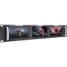 Feelworld T51H Monitor | Monitor profesional triple de 5" con entrada HDMI para montaje en rack de 2U