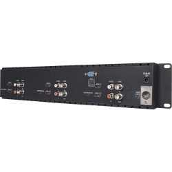 Feelworld T51H Monitor | Monitor profesional triple de 5" con entrada HDMI para montaje en rack de 2U
