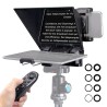 Feelworld Teleprompter TP2A | Teleprompter compacto compatible con smartphones, DSLR y tablets pequeñas