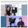 Feelworld Teleprompter TP2A | Teleprompter compacto compatible con smartphones, DSLR y tablets pequeñas