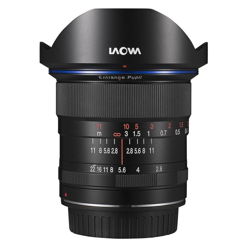Laowa 12/2.8 Zero-D Canon EF | Lente Gran Angular Zero-D Leofoto para Canon EF