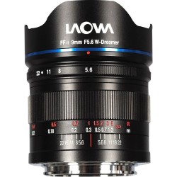 Laowa 9/5.6 FF RL Sony FE Negro | Lente Gran Angular FF 9mm para Sony FE